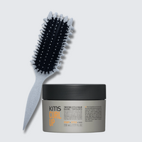 Curl Brush Pebble & KMS Twisting Balm Bestie Bundle