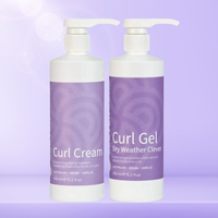 Clever Curl Curl Cream & Dry Weather Gel 450ml BESTIE BUNDLE