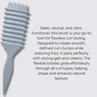 Curl Brush Pebble & KMS Twisting Balm Bestie Bundle