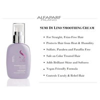 Alfaparf Milano Semi Di Lino Smooth Smoothing Cream 125ml