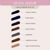 1000 Hour Eyelash & Brow Dye Kit Natural Black