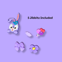 Glam Jibbitz Brush Lavender