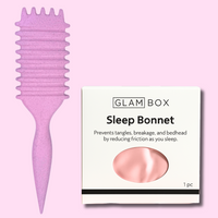 Curl Brush Rose & Sleep Bonnet Pink Bestie Bundle