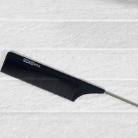 Glam Basics Carbon Metal Tail Comb