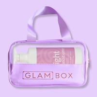 Clever Curl Cleanser & Light Conditioner 450ml & GB Travel Bag Lavender BESTIE BUNDLE