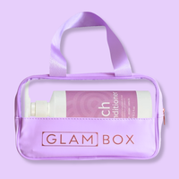 Clever Curl Cleanser & Rich Conditioner 450ml & GB Travel Bag Lavender BESTIE BUNDLE