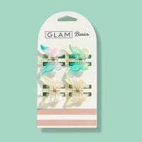 Glam Basics Butterfly Clips | Cloud Dream 4pk