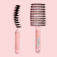 Glam Box Travel Bag Rose with Candy Miracle & Rose Gold Detangler Brush Bestie