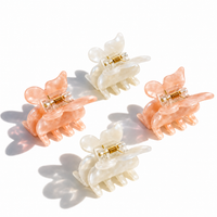 Glam Basics Butterfly Clips | Peaches & Cream 4pk
