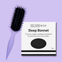 Curl Brush Lavender & Sleep Bonnet Black Bestie Bundle