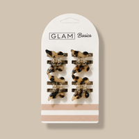 Glam Basics Butterfly Clips | Tortoiseshell Collection 4pk