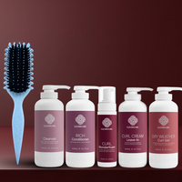 Clever Curl Dry Curly Hair + Curl Brush Sky Glam Bundle