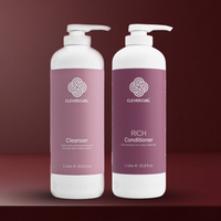 Clever Curl Cleanser & Rich Conditioner 1L BESTIE BUNDLE