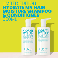 Eleven Hydrate My Hair Shampoo & Conditioner 500ml Bestie Bundle