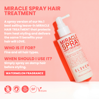 Eleven Miracle Spray Hair Treatment 125ml TWIN BUNDLE