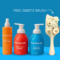 Pump Kids for Curly Hair + FREE Jibbitz Brush | Glam Bundle