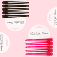 Glam Basics Sectioning Clips Clear