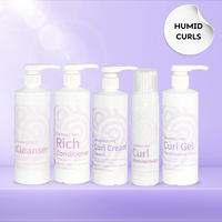 Clever Curl Fragrance Free Humid Curly Hair Glam Bundle