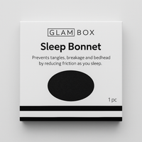 Glam Box Sleep Bonnet Black