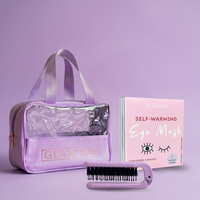 Glam Box Travel Bag Lavender with Lilac Mini Miracle & Eye Mask Lavender Bundle
