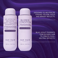 NAK Signature Platinum Blonde 500ml Duo