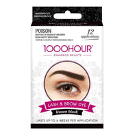 1000 Hour Eyelash & Brow Dye Kit Brown Black