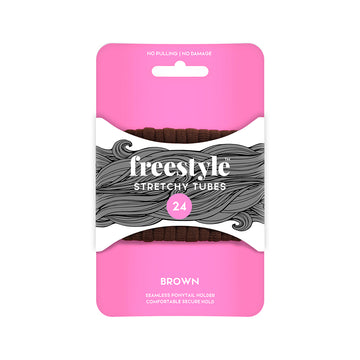 Freestyle Stretchy Tubes Brown 24pc