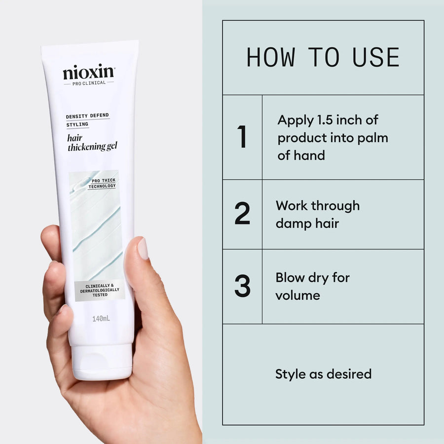 Nioxin Density Defend Hair Thickening Gel 140ml