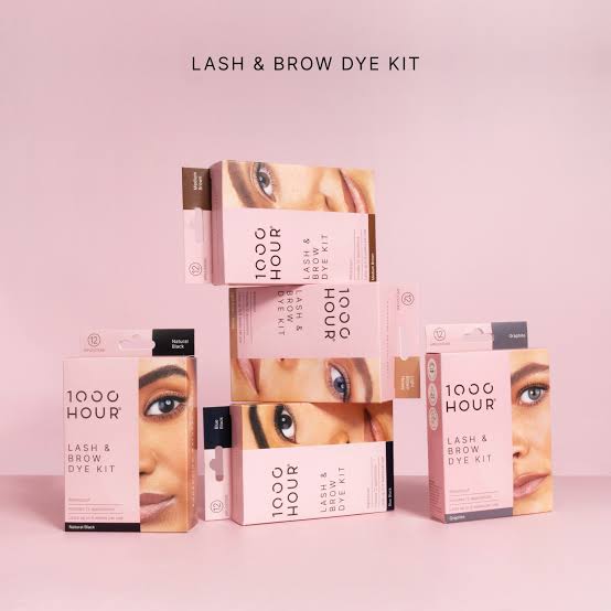 1000 Hour Eyelash & Brow Dye Kit Dark Brown