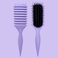 Clever Curl Light Home and Away + Curl Brush Lavender Glam Bundle