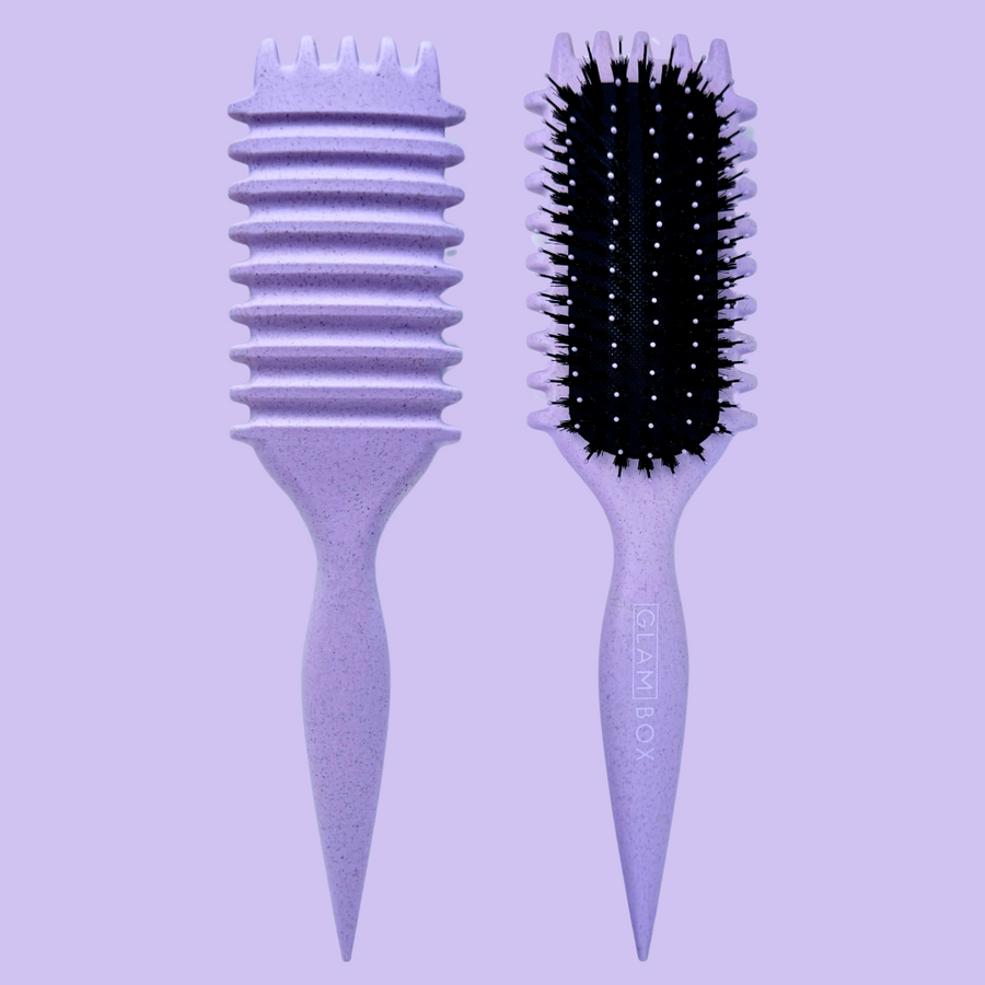 Clever Curl Light Home and Away + Curl Brush Lavender Glam Bundle