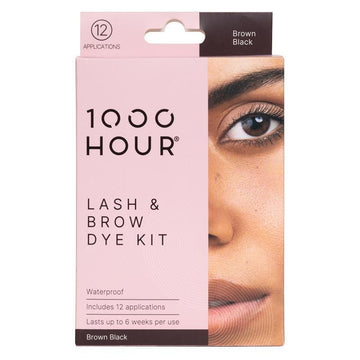 1000 Hour Eyelash & Brow Dye Kit Brown Black