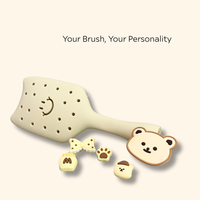 Glam Jibbitz Brush Vanilla