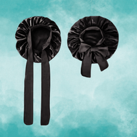 Curl Brush Ocean & Sleep Bonnet Black Bestie Bundle