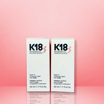 K18 Leave In Molecular Repair Hair Mask 50ml TWIN BUNDLE