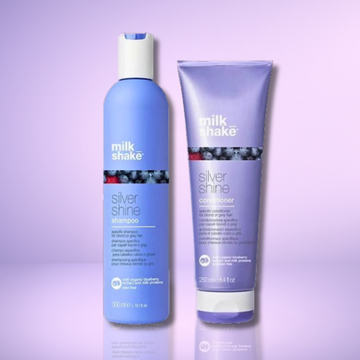 Milk Shake Silver Shine Shampoo & Conditioner 300ml Bestie Bundle