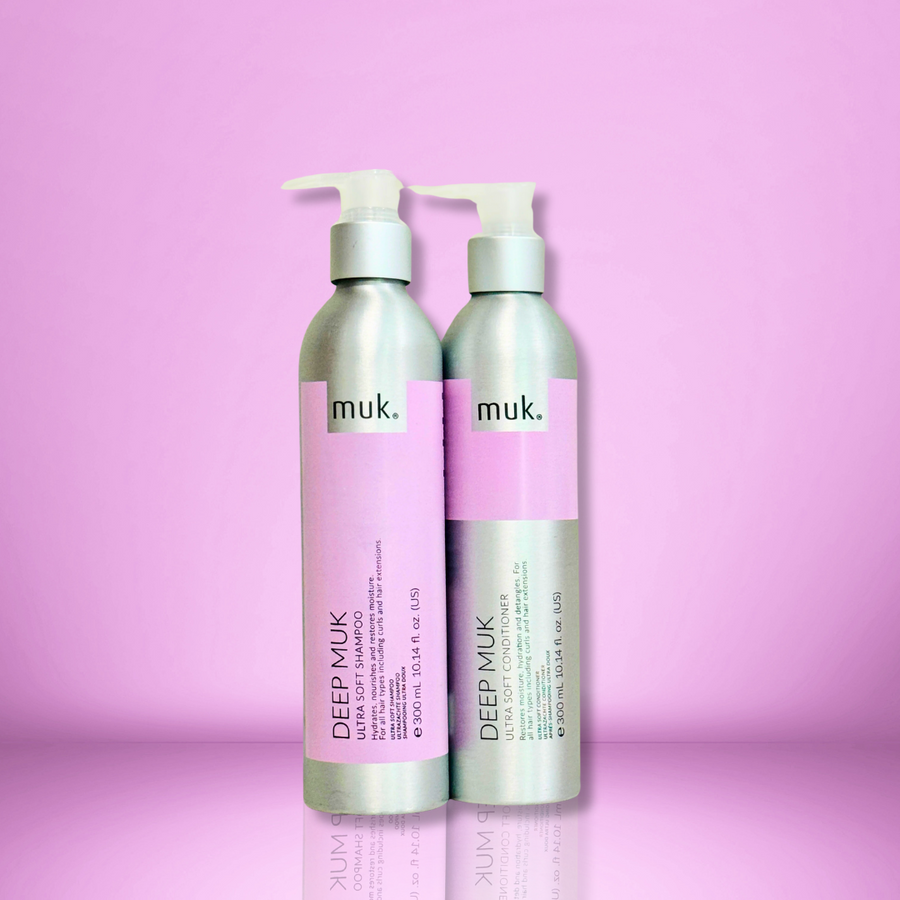 Muk Deep Muk Ultra Soft Shampoo & Conditioner 300ml BESTIE BUNDLE