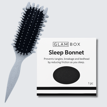 Curl Brush Pebble & Sleep Bonnet Bestie Bundle