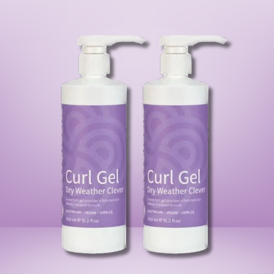 Clever Curl Curl Gel Humid Weather Clever 450ml TWIN BUNDLE