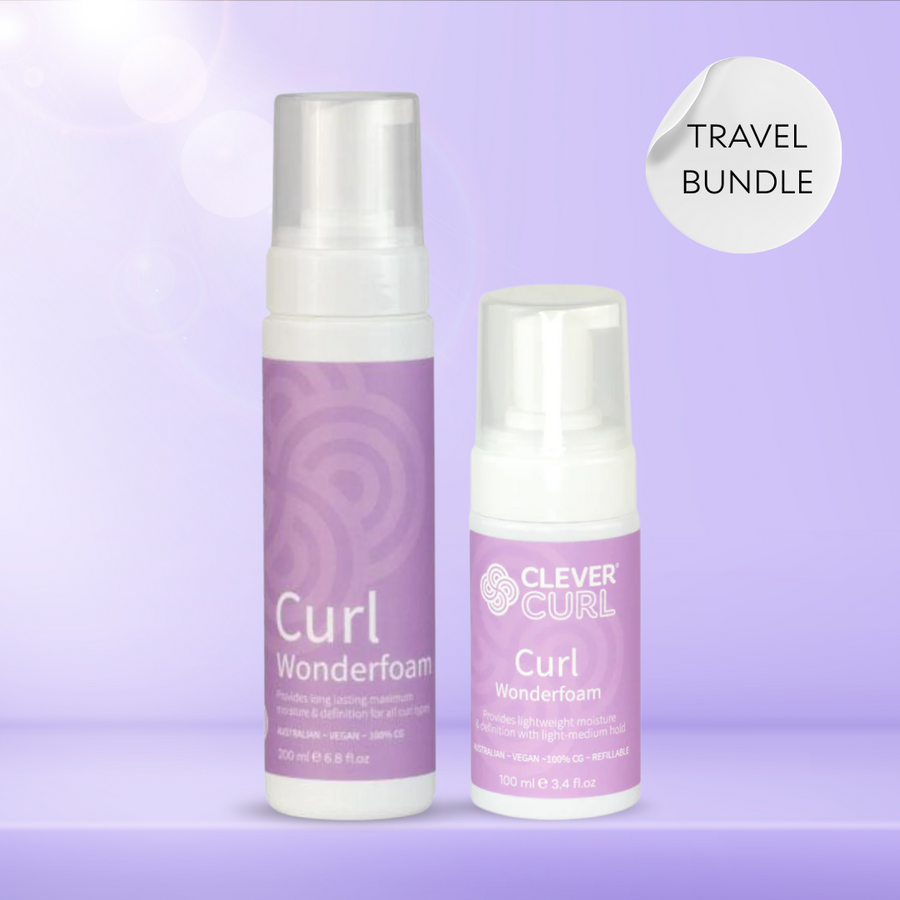 Clever Curl Curl Wonderfoam Travel BESTIE BUNDLE