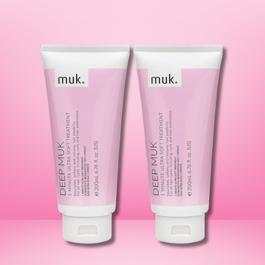 Muk Deep Muk 1 Minute Ultra Soft Treatment 200ml TWIN BUNDLE
