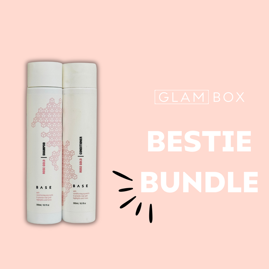 Base Rose Gold Shampoo & Conditioner 300ml BESTIE BUNDLE