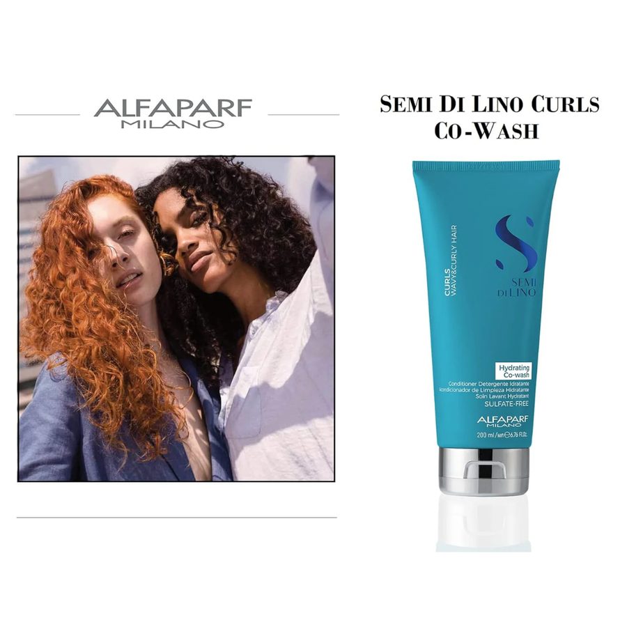 Alfaparf Milano Semi Di Lino Curls Hydrating Co Wash 200ml