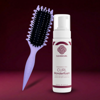 Curl Brush Lavender & Clever Curl Fragrance Free Wonderfoam Bestie Bundle