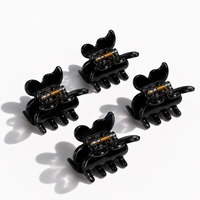 Glam Basics Butterfly Clips | Black Collection 4pk