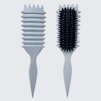 Clever Curl Curly Hair Light + Curl Brush Pebble Glam Bundle