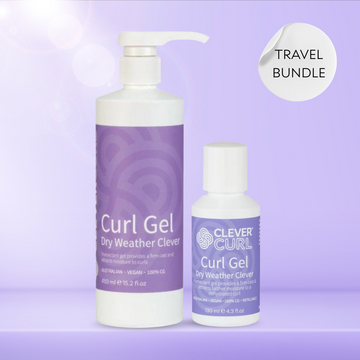 Clever Curl Curl Gel Dry Travel BESTIE BUNDLE
