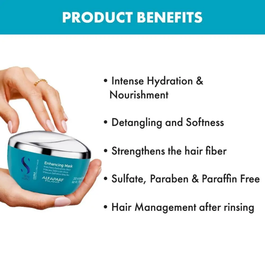 Alfaparf Milano Semi Di Lino Curls Enhancing Mask 200ml