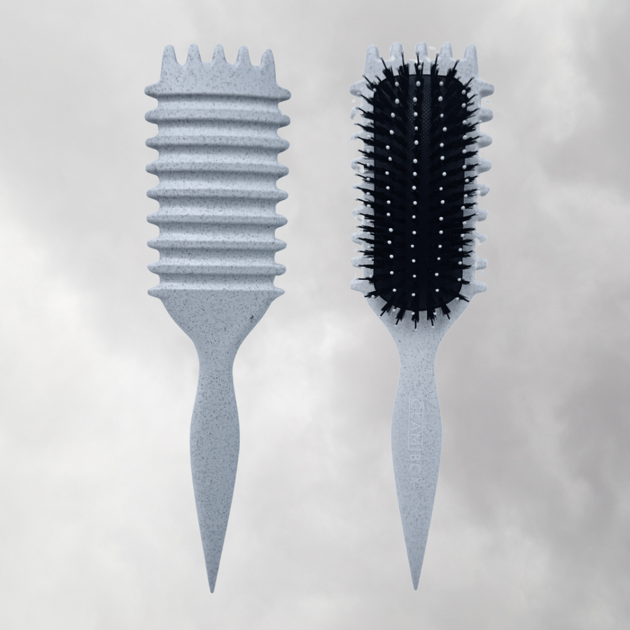 Curl Brush Pebble & Pink Sleep Bonnet Bestie Bundle