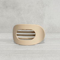 Glam Flat Claw Clip Large Matte Blonde